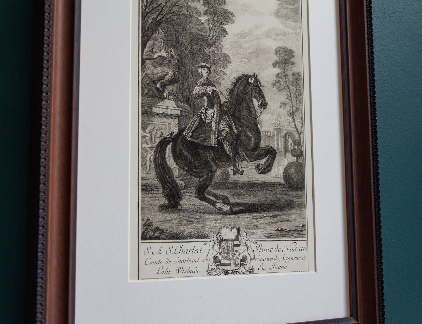 De La Guérinière Print | The Courbette