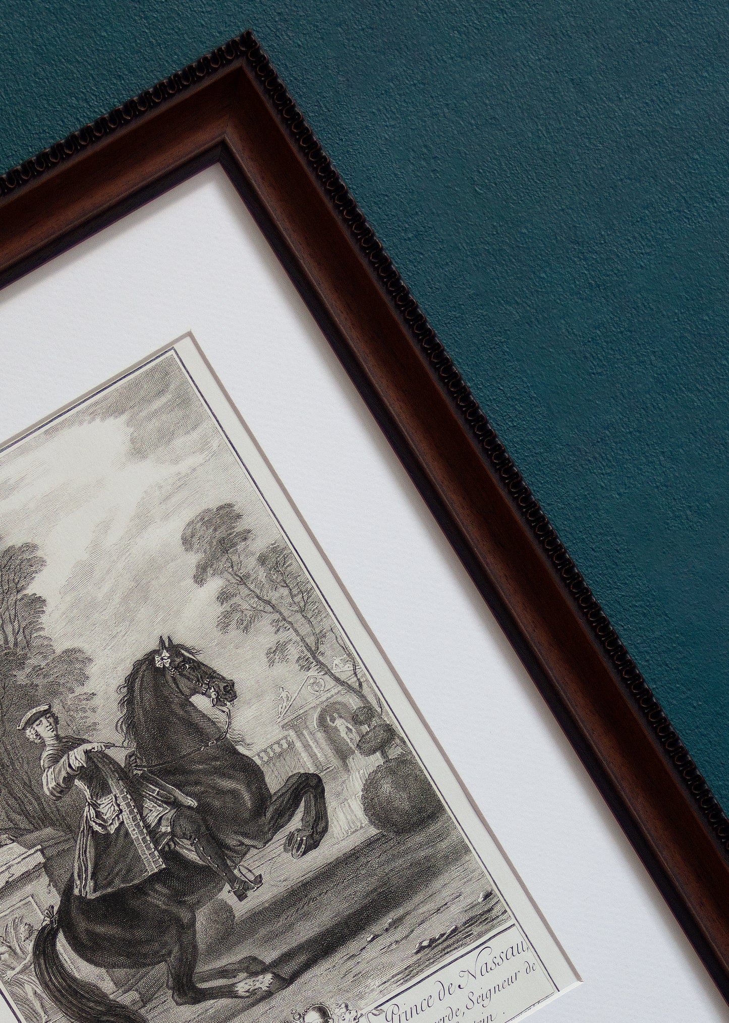 De La Guérinière Print | The Courbette