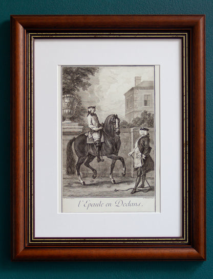De La Guérinière Prints | The Shoulder-in