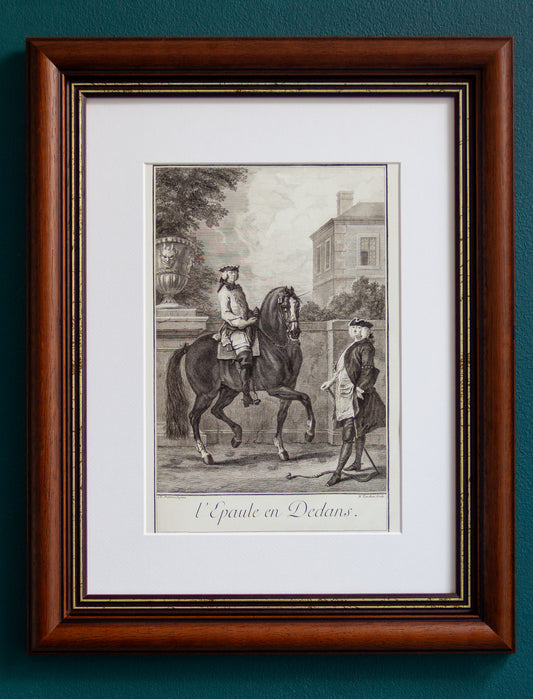 De La Guérinière Prints | The Shoulder-in