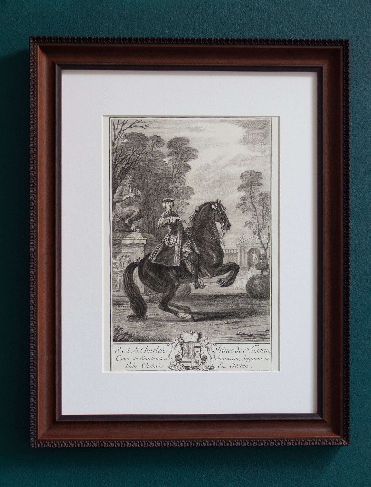 De La Guérinière Print | The Courbette