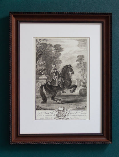 De La Guérinière Print | The Courbette