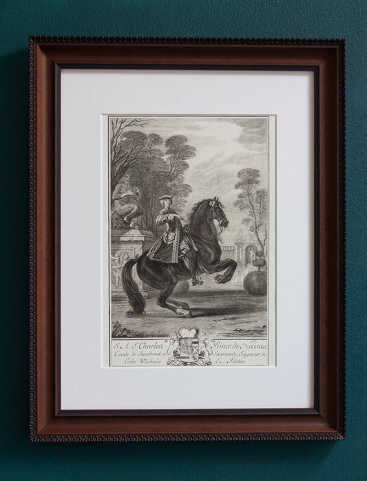 De La Guérinière Print | The Courbette