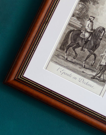 De La Guérinière Prints | The Shoulder-in