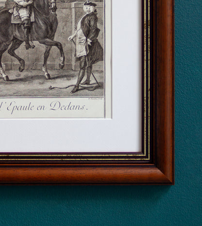 De La Guérinière Prints | The Shoulder-in